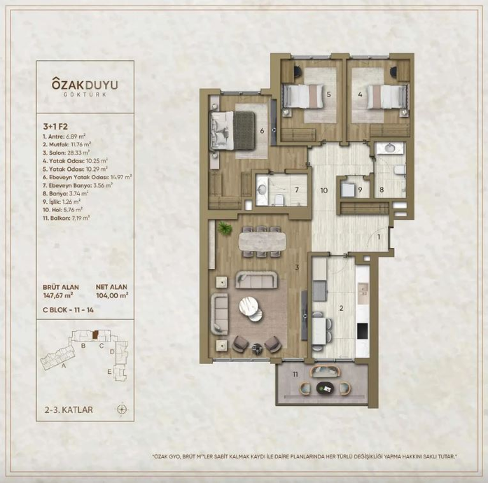 Апартаменты в новом жилом комплексе