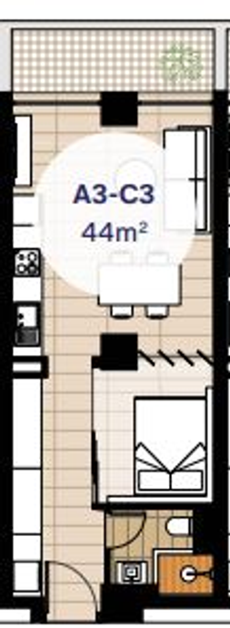 Апартаменты в Etolikou 11