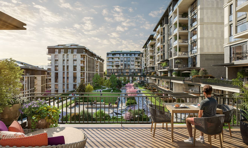 Апартаменты в современном жилом комплексе в центре Стамбула