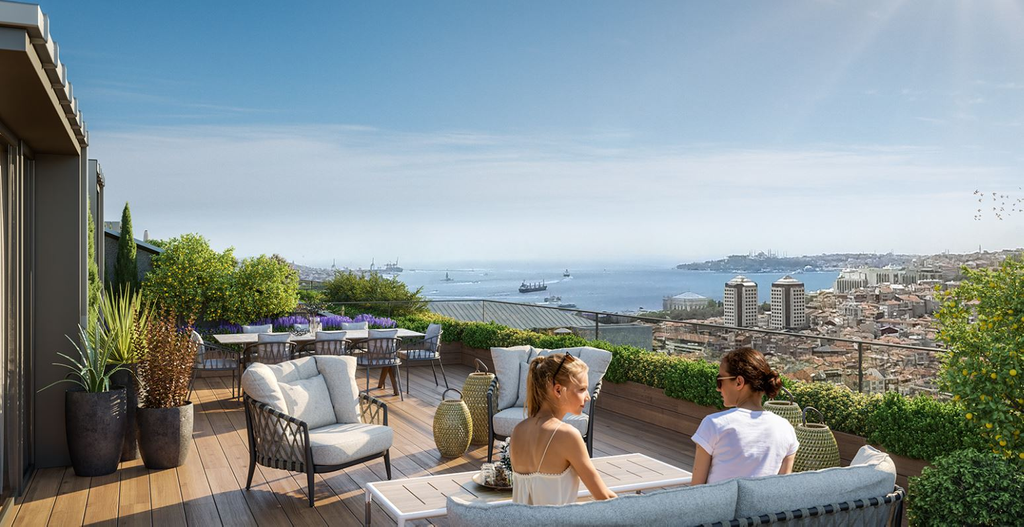 Апартаменты в современном жилом комплексе в центре Стамбула